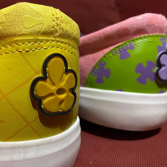 Spongebob Squarepants & Patrick Sneakers Canvas Slip Ons Womens Size 8 NEW - Picture 6 of 13